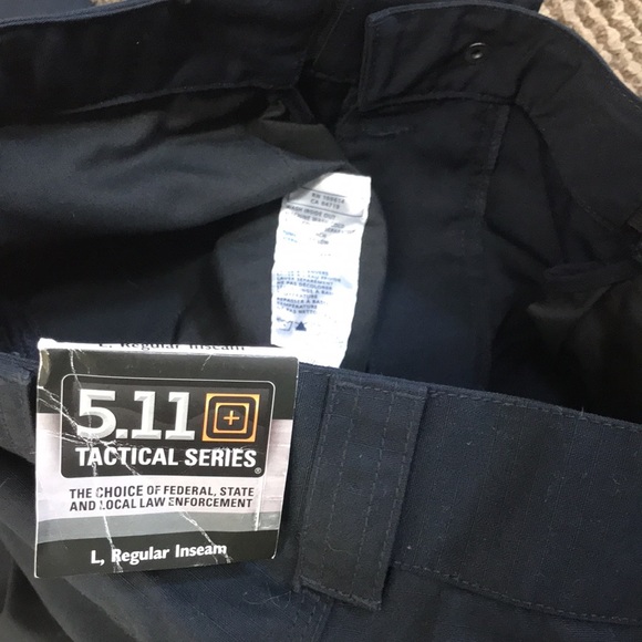 5.11 Tactical Mens Rip-Stop TDU Cargo Pants 74003 Dark Navy Size L Regular - Picture 7 of 9